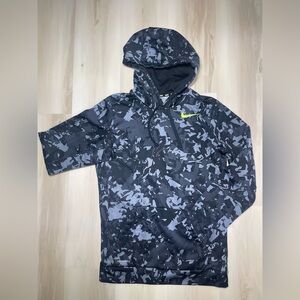 Nike Hoodie Men’s Sz Small Camo Therma-Fit Pullover Athletic Swoosh 688307-065